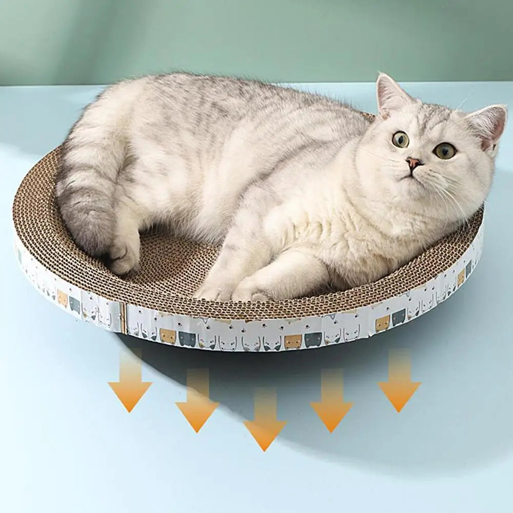Cardboard Cat Scratcher Durable Bowl-shaped High-Density Cat Scratch Pad For Indoor Cats Indoor Cat Furniture Scratch Post
