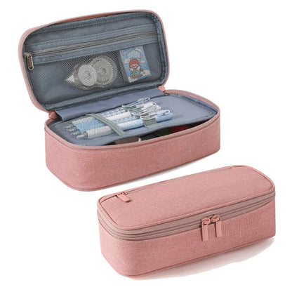 Large Pencil Case, Big Capacity Pencil Pouch Stationery Pen Bag, Storage High Capacity Bag Pouch Holder Box Organizer
