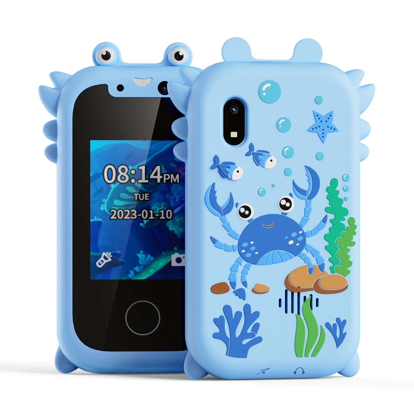 Kids Smart Phone Toys for Boys Girls Christmas Gifts Touchscreen Toddler Learning Cell Toy Phone with Camera Game Music Player