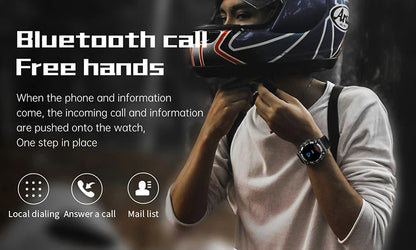 1.39 Inch Bluetooth Calling AI Voice IP68 Waterproof Round Sports Fitness Smart Watch For Men