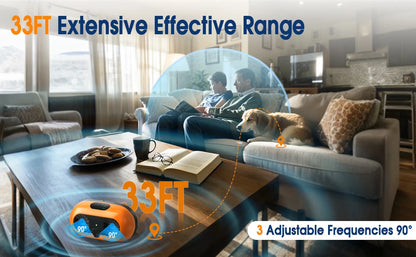 Anti Barking Devices, Auto Bark Deterrent Devices with 3 Modes, Rechargeable Dog Barking Silencer Sonic Barking Deterrent Indoor