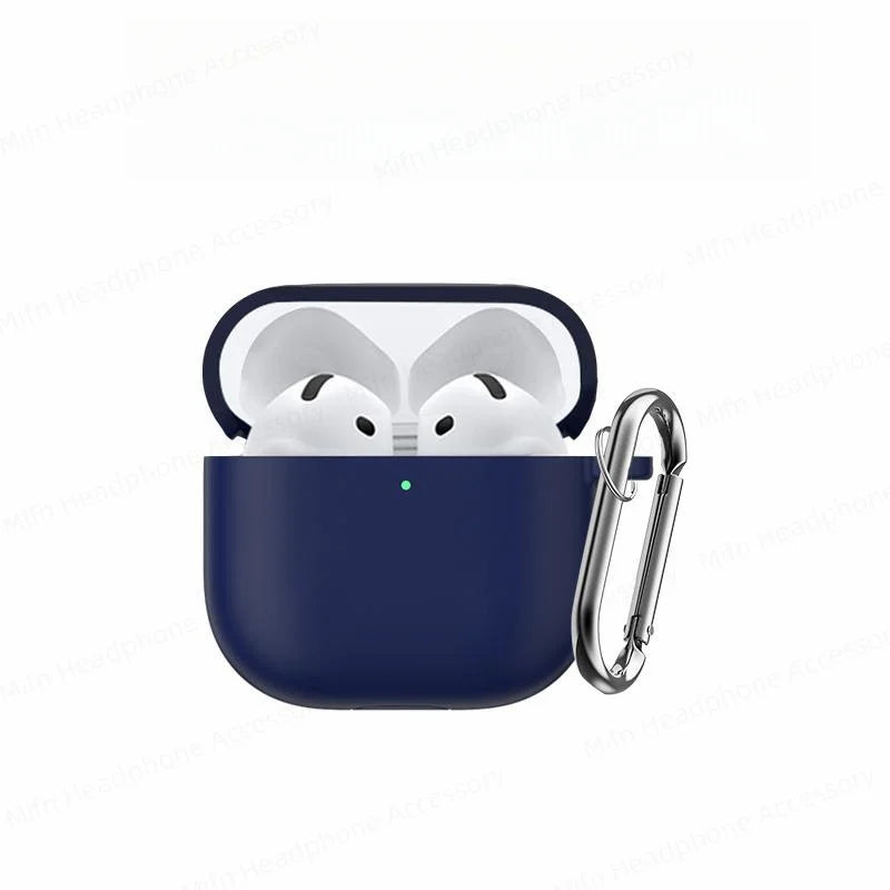 Cover for AirPods 4 Case 2024 3D Silicone Wireless Bluetooth Headphone Soft Protective Case for AirPods 4th Gen with Cleaner Kit