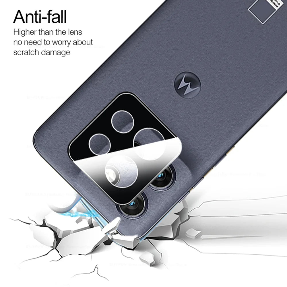Edge50Neo Glass 1-3Pcs 3D Black Tempered Glass Curved Camera Protector For Motorola Edge 50 Neo Lens Film Moto Edge50 Edge 50Neo