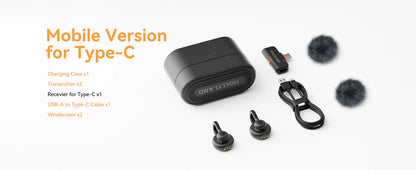 Hollyland Lark M2s Wireless Microphone System Noise Cancellation Lavalier Mic for iPhone Camera Android Video Vlog Interview