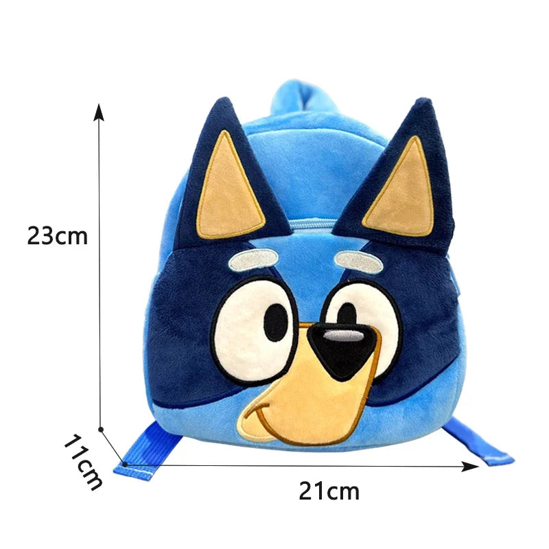 Bluey Anime Backpack Toys Bingo Muffin Cartoon Dog Mini Kindergarten Children School Bag Stuffed Plush Bag Gift For Kids