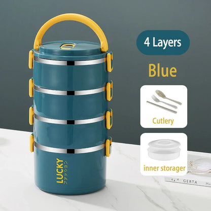 Portable Lunch Box Thermo Insulation Bento Thermos Containers Bento Bag Food Warmer for Kids Food Containers