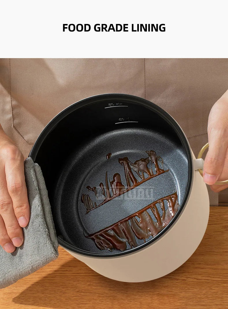Multifunctional Cooker Electric Double Boiling Pot Split Type Kitchen Cooking Pot Pentola Elettrica