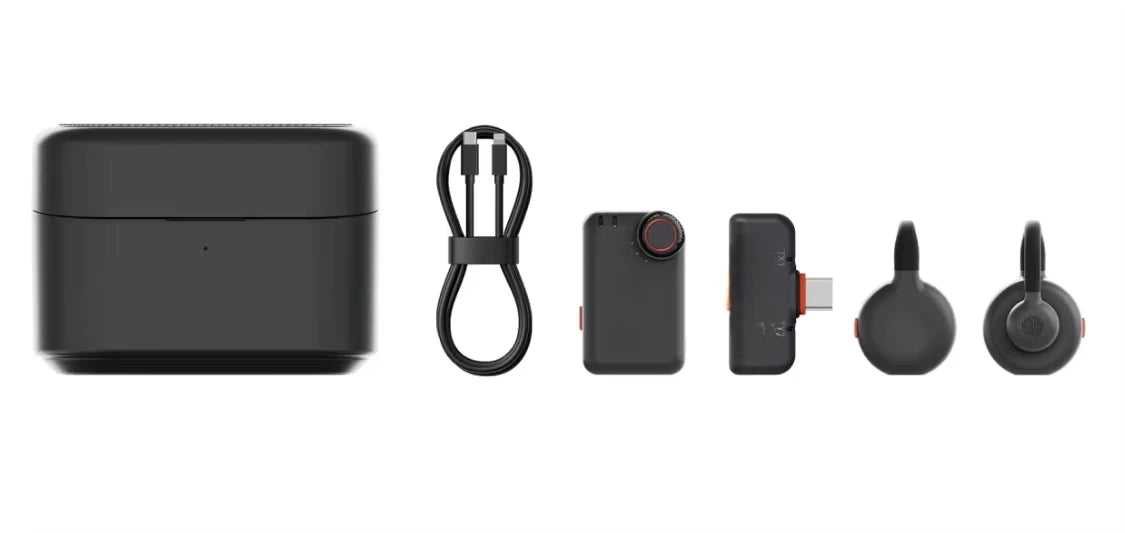 Lark M2S Wireless Lavalier Microphone with USB-C Plug  Titanium Clip, Plug-and-Play Noise Cancelling