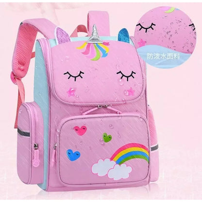 Kawaii Children's Space Backpack Primary and Secondary School Preschool Children Backpack for Girls Cute Waterproof Little Class
