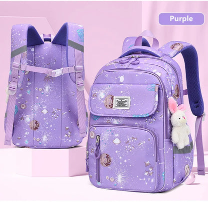 Kawaii School Backpack for Girls Elementary School bag for students Children Gift Pink Purple Bookbag primary girls schoolbag