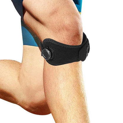 Adjustable Knob Sports Knee Guard Band Protecting Meniscus Prevent Ligament Strain Patellar Strap Knee Pads Booster Pressure