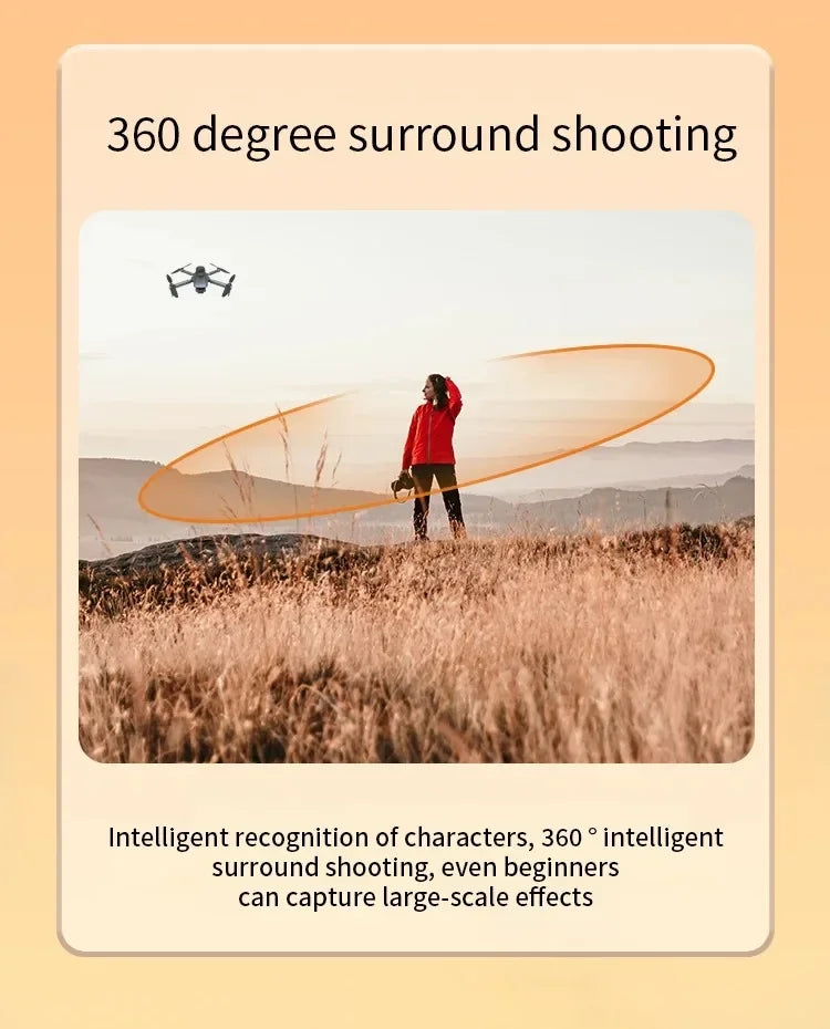Drone W10 with 4.5 Inch Screen 3-Axis Anti-shake Gimbal Drones 4K Aerial Brushless RC Quadcopter 5G GPS 8K HD Cameras EIS Dron