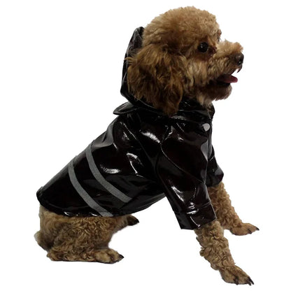 Dog Raincoat Reflective Waterproof Snowproof Pet Coat for Small Puppy Cats Raincoat Chihuahua Bulldog Pets Cape Poncho Costume
