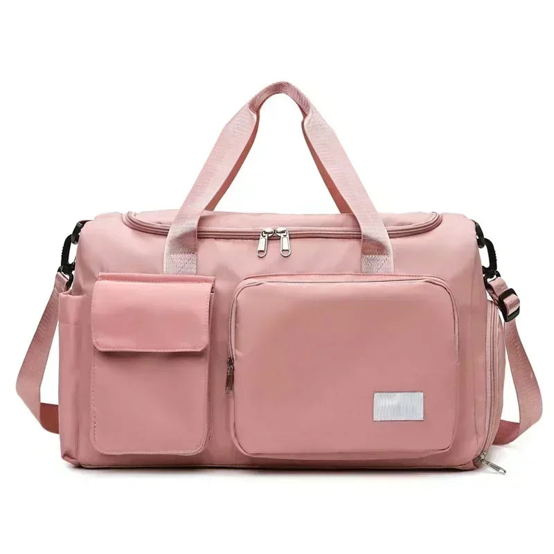 Carry On Travel Bag Large Capacity Gym Bag Weekender Overnight Duffle Bags With Shoe Compartment Sports Fitness Bags for Women