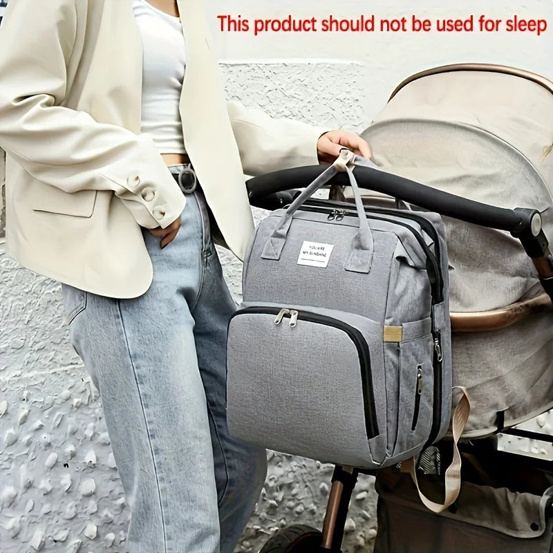 Large Capacity Mummy Bag Portable Folding Bed For Outdoor Use Multifunctional Shoulder Bag Breathable Oxford Cloth Polyester