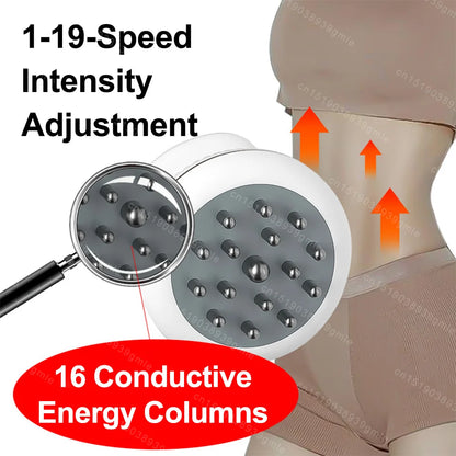 Electric Meridian Brush Gua Sha Body Massager EMS Microcurrent Hot Compress Scraping Lymphatic Drainage Machine Fat Burner