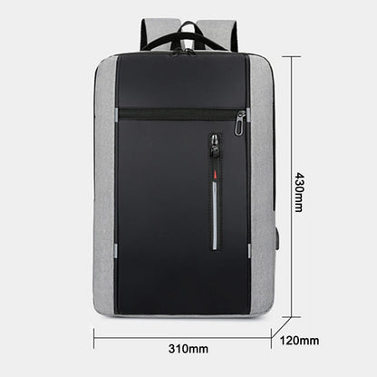 Portable Backpack Camping Travel Bag Business Daypack with USB Charging Port Fit 15.6 Inch Laptops for Men Women