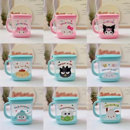Sanrio Hello Kitty Kitchen Seasoning Box Kuromi Melody Cinnamoroll Msg Salt Sugar Jar Household Seasoning Jar Storage Box