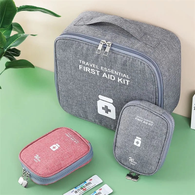 1PC Family First Aid Kit Portable Outdoor Travel Storage Bag Household Large Capacity Layered Medicine Storage Bag