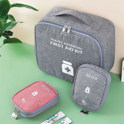 1PC Family First Aid Kit Portable Outdoor Travel Storage Bag Household Large Capacity Layered Medicine Storage Bag