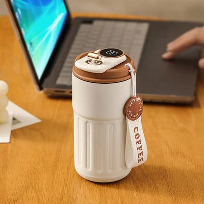 Smart Thermos Bottle Water Digital Led Temperature Coffee Mug Cup Stainless Steel Tumbler Vacuum Flask for Camping Christmas