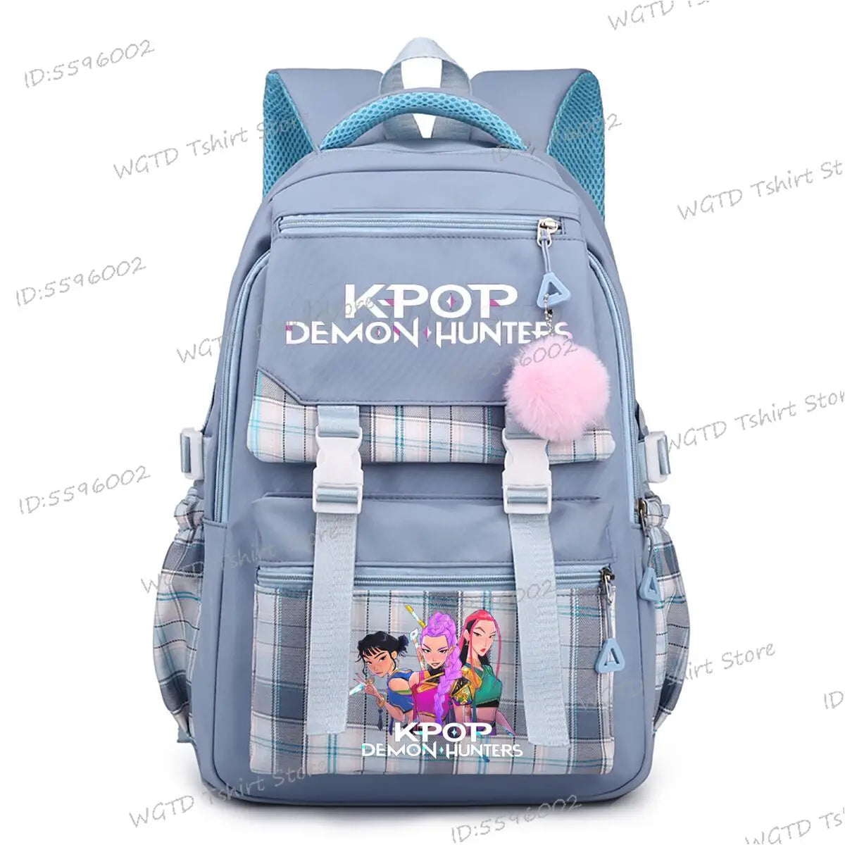 2025 Movie Print Children School Backpack KPop Demon Hunters Multi-function Knapsack Bag Students Girls New Fashion Schoolbag