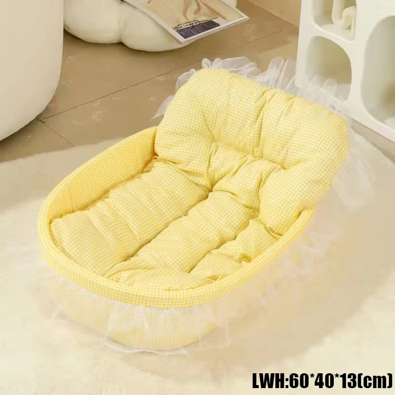 1PC Cute Princess Cat Litter All Seasons Universal Non Sticky Mat Pet Sofa Dog Bed Small And Medium Cats And Dogs Pet Supplies
