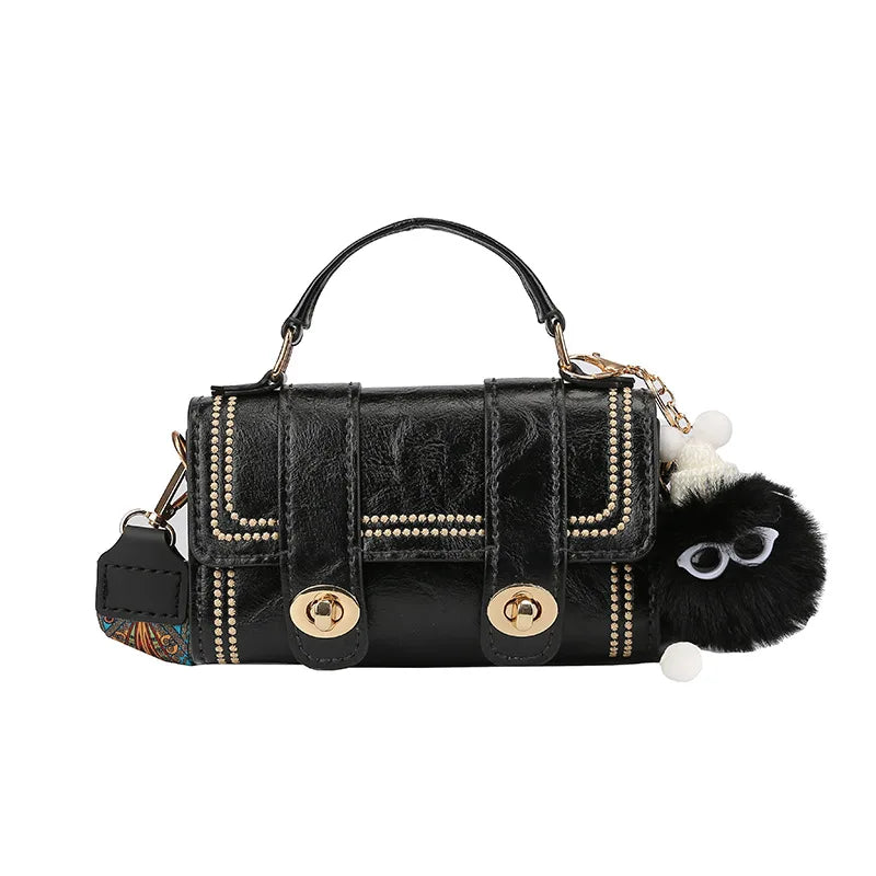 1Set DIY Making Leather Craft Handbag Bag Backpack Material Hand Sewn With Parts Handmade Leather Accessories