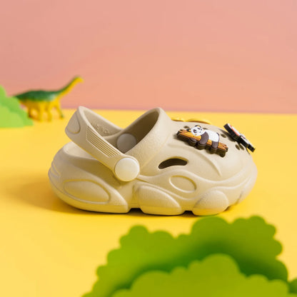 New Solid Color Summer Breathable Garden Shoes Baby Sandals Cute Decoration Boys Girls Lightweight Anti-slip Casual Shoes