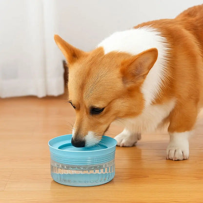 Large Capacity Pet Water Bowl Anti Splash Anti-tipping Pet Drinking Bowl Anti Wetting Mouth Detachable Automatic Dog Bowl