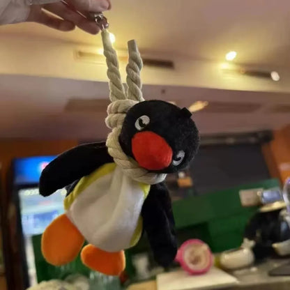 16cm Lovely Penguin Plush Keychain Cute Penguin Doll Backpack Pendant Creative Animal Doll Keychain Girls Women Bag Accessories