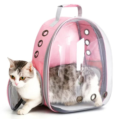 Cat Bag Breathable Clear Space Capsule Cat Backpack for Cat Portable Outdoor Travel Pet Shoulder Bag Pet Outgoing Backpack