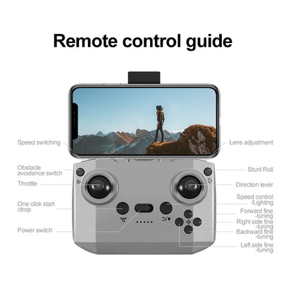 Drones GT3 MINI GPS 8K Professional HD 180° Dual Cameras WIFI Brushless Motors Obstacle Avoidance FPV Foldable Quadcopter Toys