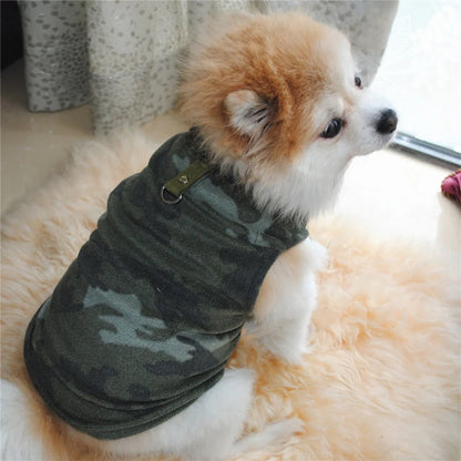 Pet Autumn Winter Warm European American Fleece Vest Costume Dog Cat Coat Waistcoat Puppy Fashion Jacket Breathable Clothes