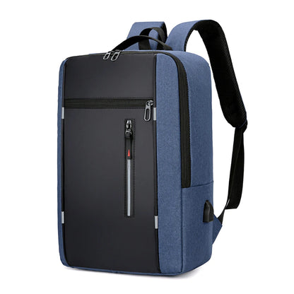 Portable Backpack Camping Travel Bag Business Daypack with USB Charging Port Fit 15.6 Inch Laptops for Men Women
