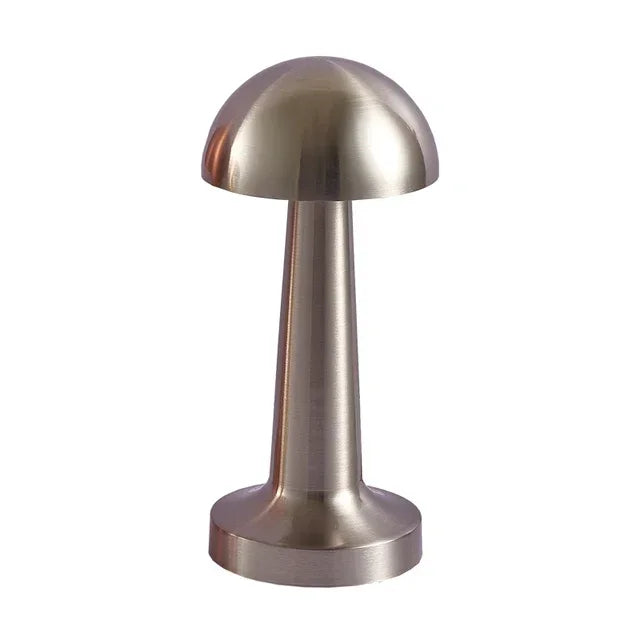 Retro Table Lamp Metal Touch Decor for Bar Coffee Restaurant Decoration Light Desk LED Rechargeable Night Light Bedroom Decor
