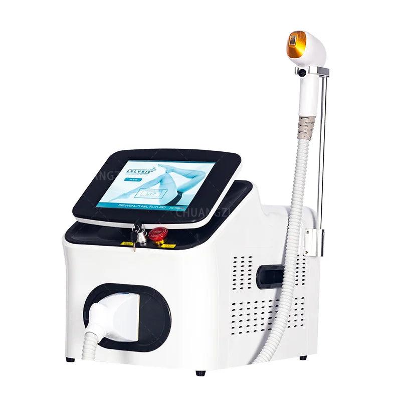 Diode Laser Hair Removal Machine Depiladora Laser 808NM 755NM 1064NM Tender Skin Safe Painless Permanent Depilation High Power