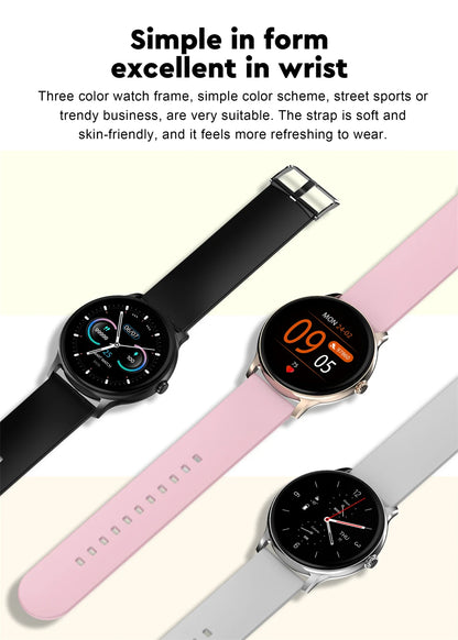 LIGE Women Smart band Watch Real-time Weather Forecast Activity Tracker Watches Heart Rate Monitor Sports Ladies Smart Watch Men