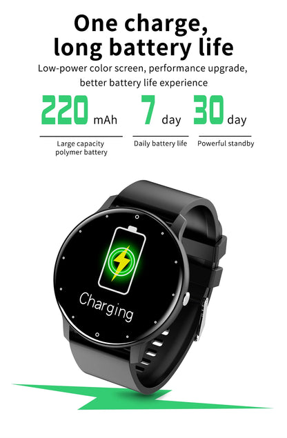 LIGE New Smart Watch Men Riding Sports Fitness Health Monitor Watch  IP67 Waterproof Bluetooth Call For Android ios Smartwatch