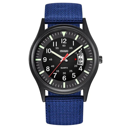 Reloj Hombre 2023 Fashion Mens Nylon Watches Luxury Men Army Military Quartz Watch Calendar Date Wristwatch Relogio Masculino