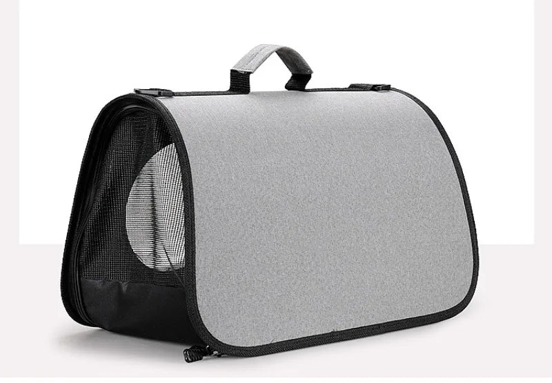 Portable Pet Backpack for Outdoor Travel Foldable Transparent Cat Backpack Suitable Dogs and Cats Breathable Tote Bag for Travel