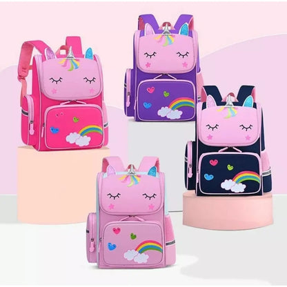 Kawaii Children's Space Backpack Primary and Secondary School Preschool Children Backpack for Girls Cute Waterproof Little Class