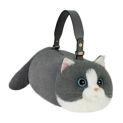 Shopping Coin Purse New Cute Popular Cat Small Bag Smooth Hand Feeling Not Easy To Lose Hair Net Red Chain Crossbody Bag