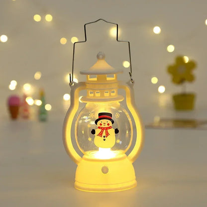 2026 LED Christmas Ornaments with Battery LED Lantern Light Santa Claus Merry Christmas Decorations for Home Xmas Noel Gift