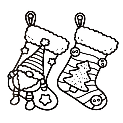 Coloring Book For Adults And Teens Featuring Adorable Christmas Creatures Cartoon Coloring Book To Relax In A Cozy Hygge Moment
