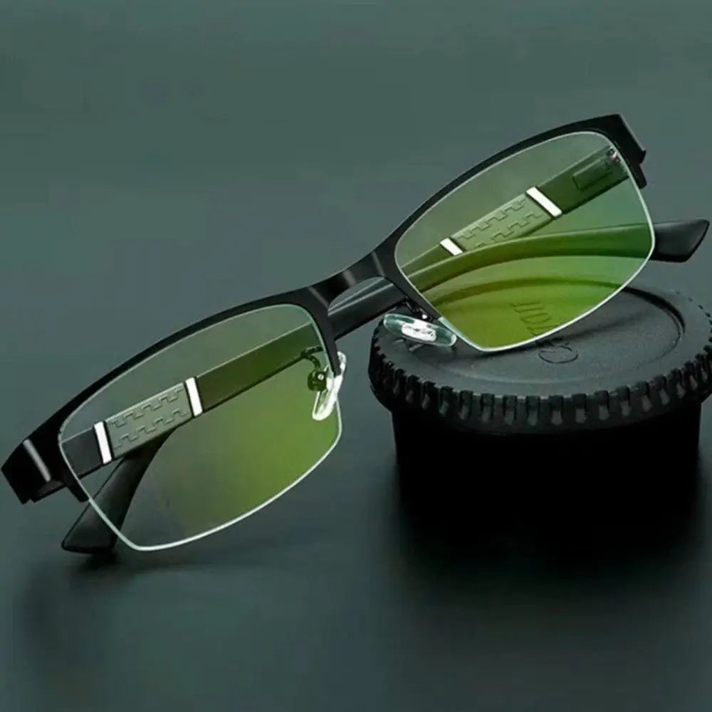 New Trend Reading Glasses Men and Women Half Frame PC Frame Diopters Business Office Men Prescription Glasses очки Oculos