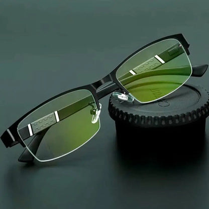 New Trend Reading Glasses Men and Women Half Frame PC Frame Diopters Business Office Men Prescription Glasses очки Oculos