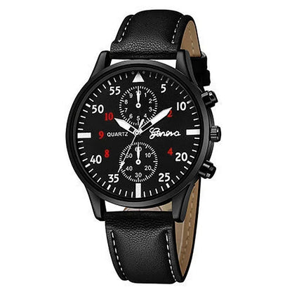 4/2/1pcs Men Sports Watches Set Man Business Quartz Wristwatch Luxury Brown Leather Bracelet Men Casual Clock Watch（NO Box）