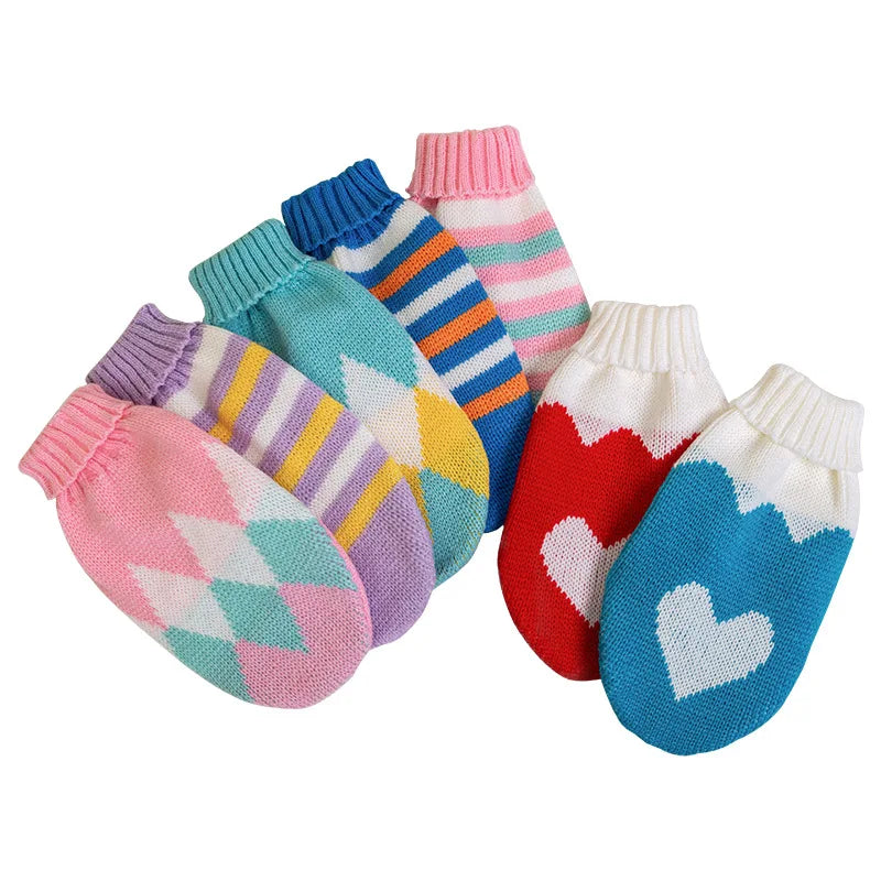 2025 Pet Autumn/Winter Warm Bar Pattern Sweater Elastic Two Leg Collar Dog Cat Knitted Woolen Clothes