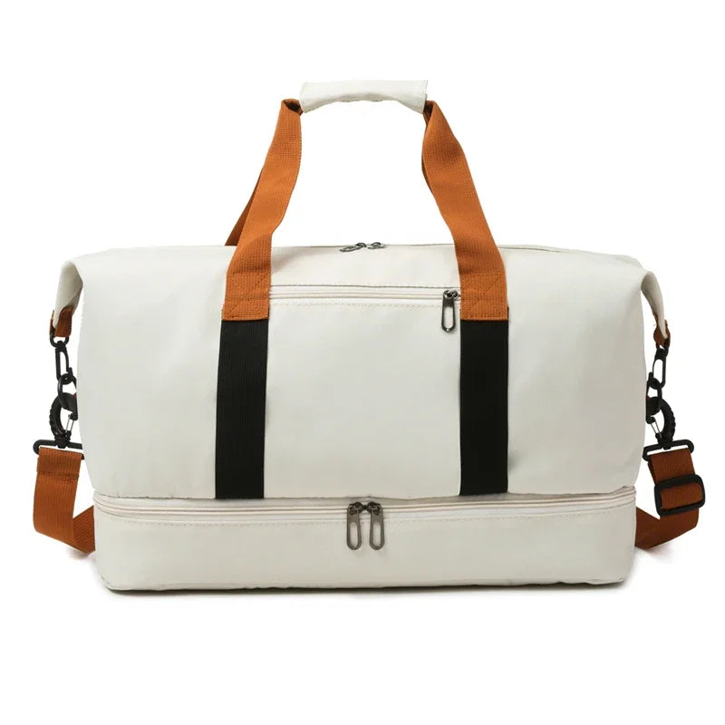 Large-capacity portable travel bag, lightweight gym bags, independent shoe compartment, shoulder messenger bag Дорожные сумки 가방